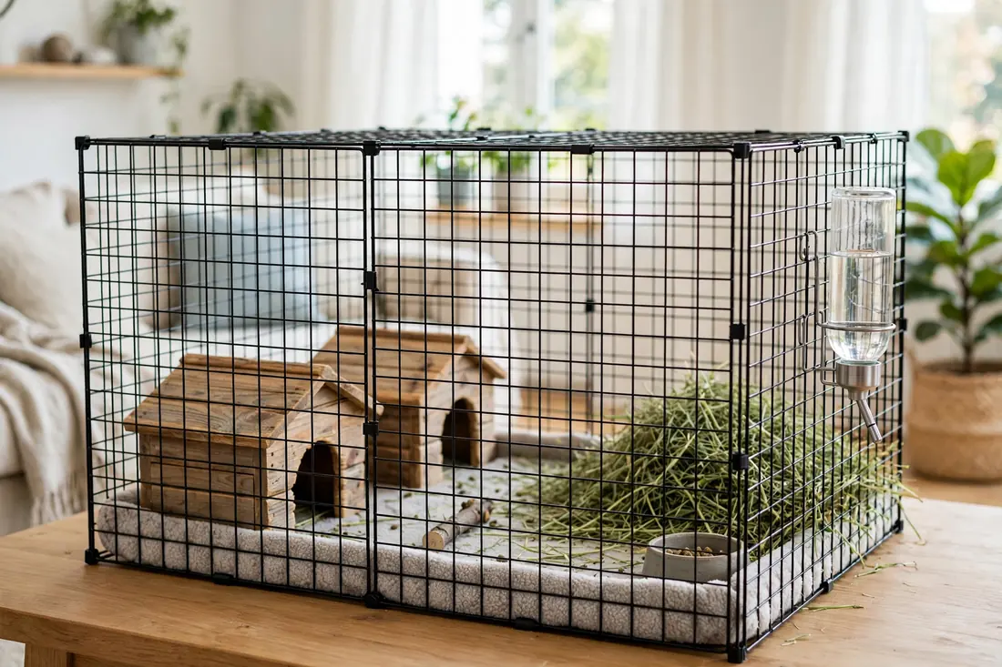 Cage size diagram (AI-generated illustration)